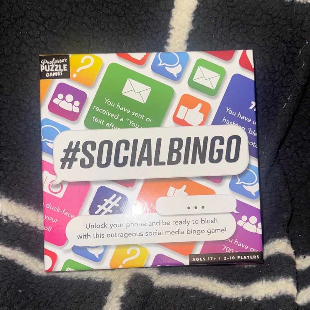 Social Bingo card Game